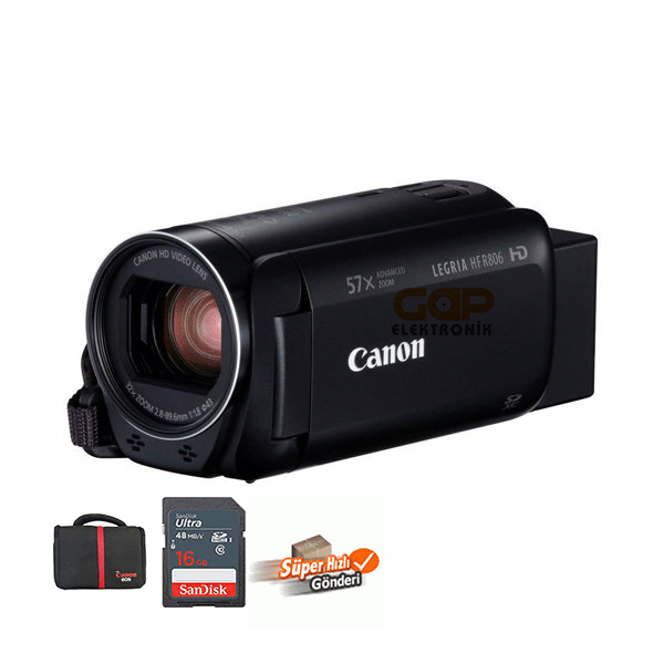 Canon Legria HF R806 Siyah Video Kamera