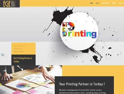 Ege Baskı Kurumsal Web Site