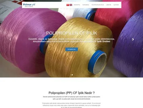 Polimar İplik Web Tasarım