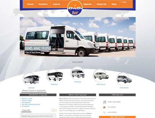 Personel Taşıma Şirketi Web Site