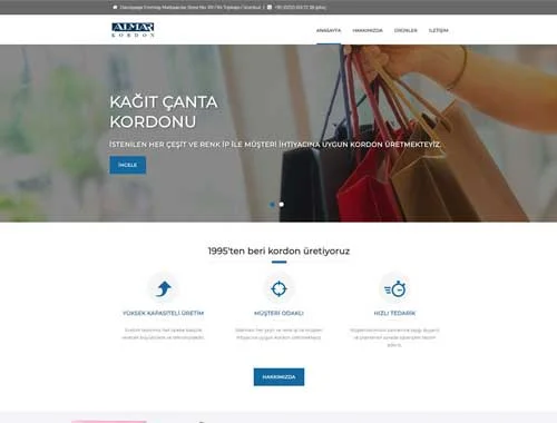 Almar Kordon Kurumsal Web Tasarım
