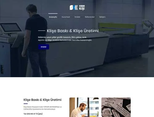 Klişe Matbaa Web Tasarım