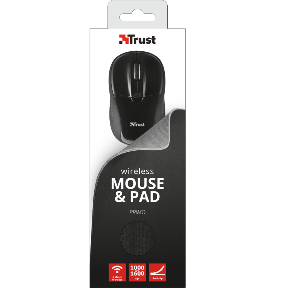Trust Primo Wireless Mouse & MousePad