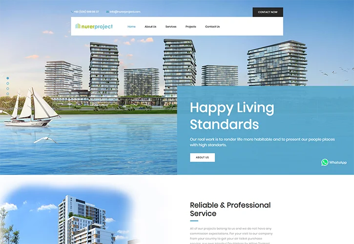 Nurer Project Web Tasarım