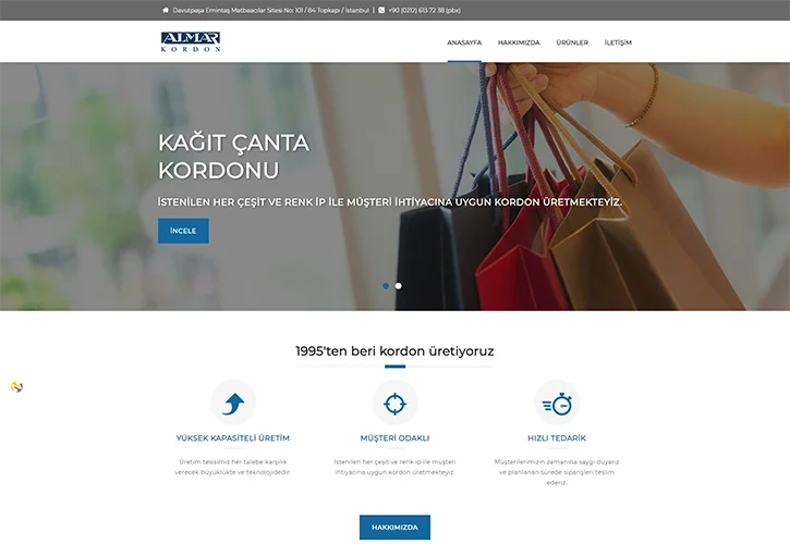 Almar Kordon Web Tasarım