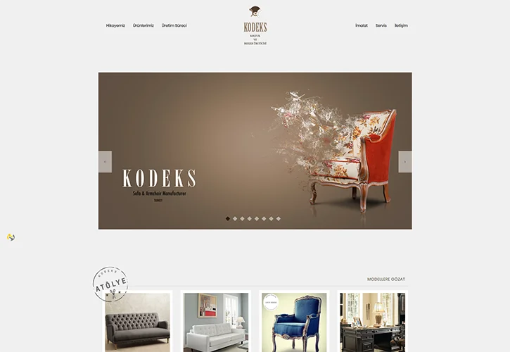 Kodeks Mobilya Web Tasarım