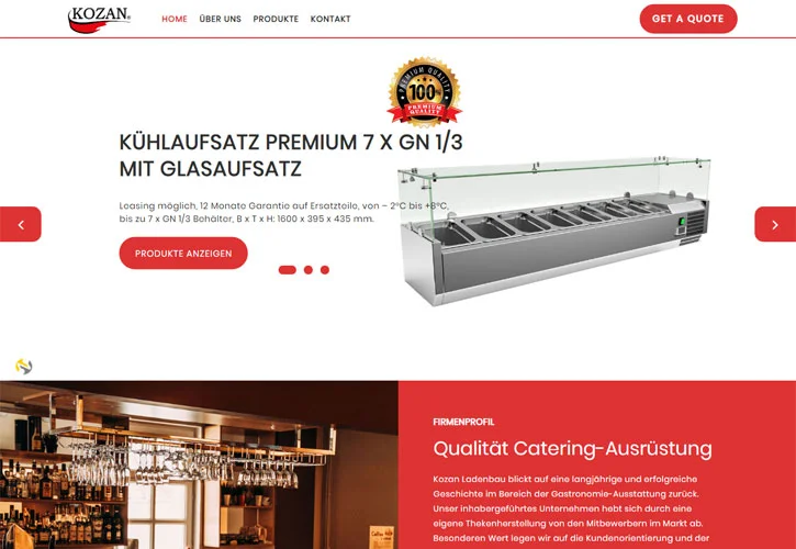 Kozan Ladenbau Web Tasarım