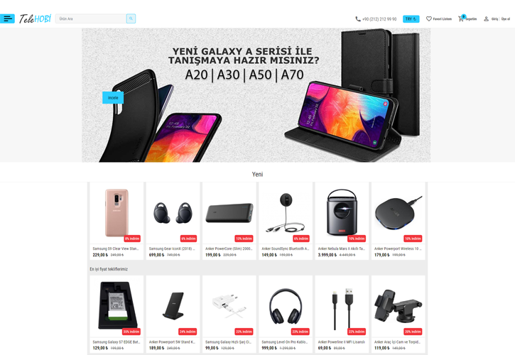 Telefon Aksesuarları E-ticaret Sitesi