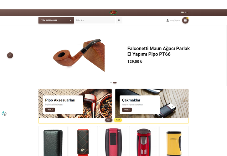 Puro Aksesuarları E-ticaret Sitesi