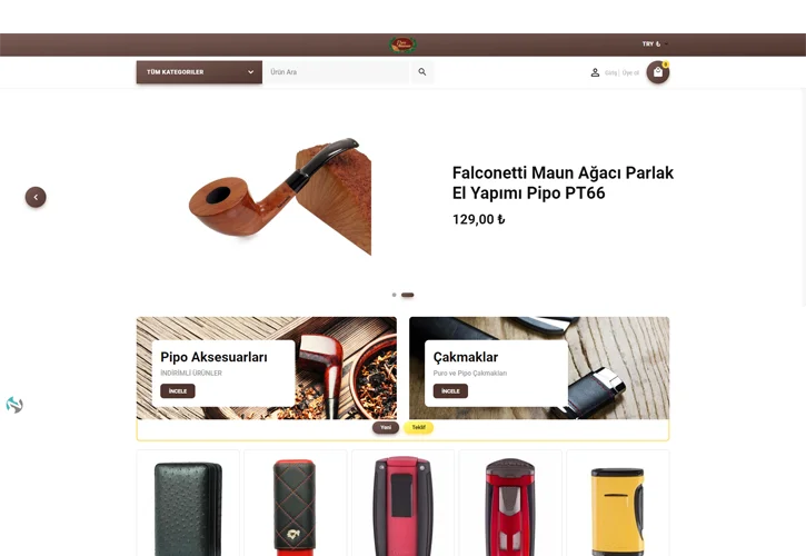 Puro Aksesuarları E-ticaret Sitesi