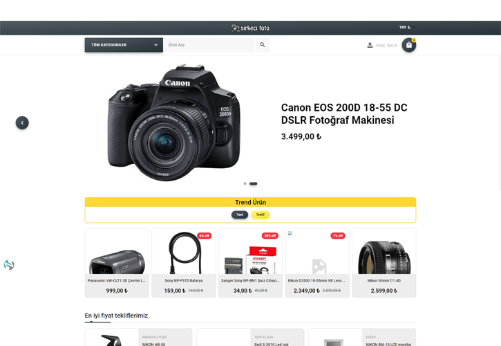 Fotoğraf Makinaları Özel Dükkan