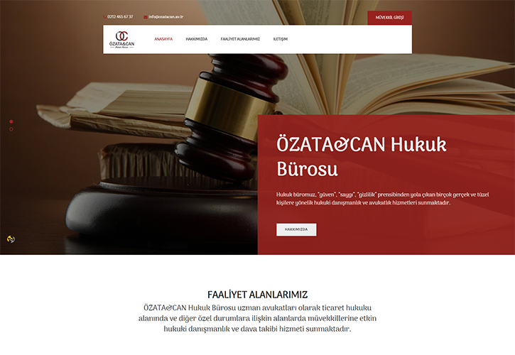 Avukatlık Bürosu Web Sitesi