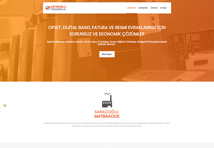 Matbaa Web Tasarım