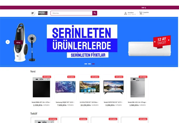 Beyaz Eşya Bayi Sistemi