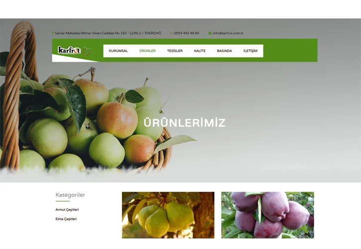 Karfrut Meyve Üretim