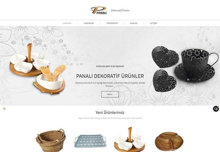 Ürün Tanıtımı Web Sitesi