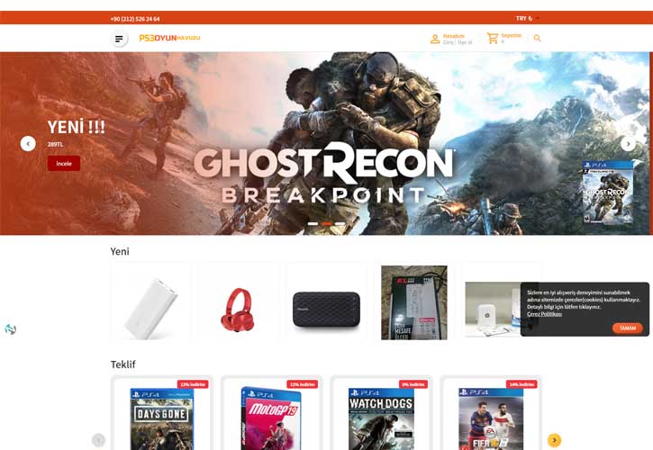PS3 Oyun E-ticaret Sitesi