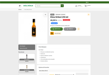Doğal Ürünler E-ticaret Sitesi