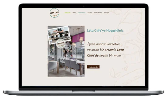 cafe web tasarım