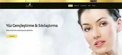Özel Sayfa Tasarımı Güzellik Salonu