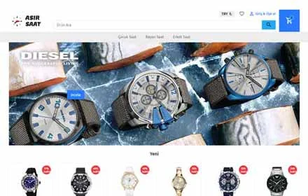Asır Saat E-ticaret Sitesi
