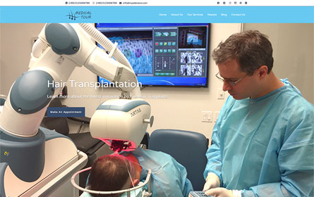 Saç Ekimi Merkezi Web Sitesi