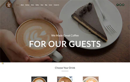 Cafe Web Sitesi