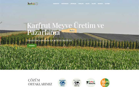 Gıda Firması Kurumsal Web Sitesi