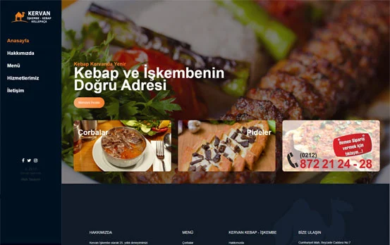 Lokanta Web Sitesi