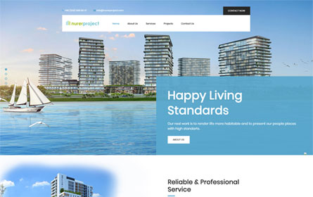 İnşaat Firması Web Sitesi