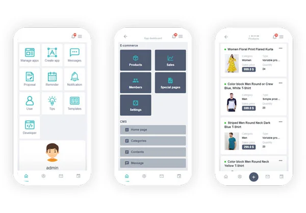 e-commerce mobile management app