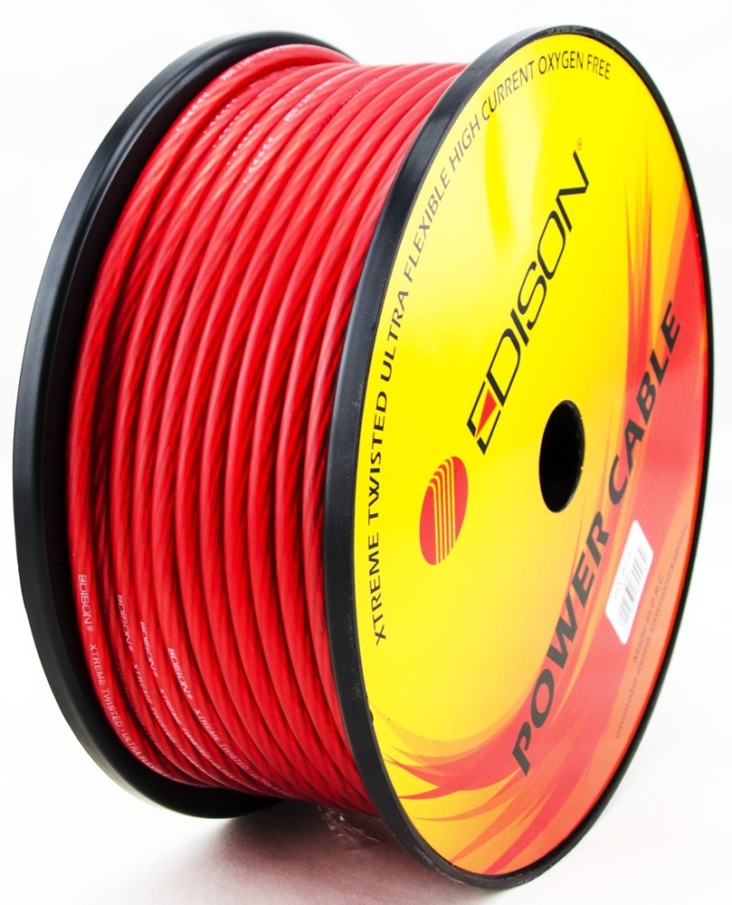 EDISON PW-4GA KIRMIZI GÜÇ KABLOSU