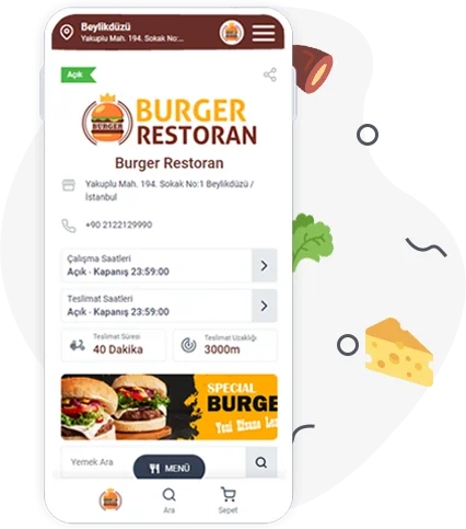 Mobil Paket Sipariş Sistemi