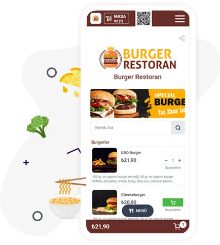Qr Menü İle Sipariş