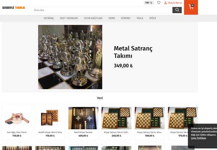 Hobi Ürünleri E-ticaret Sitesi