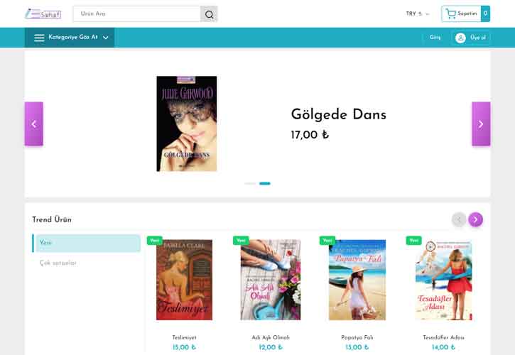 Saatçi E-ticaret Sitesi