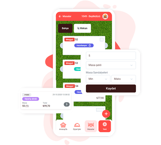 Restoran Masa Siparişi Yönetimi