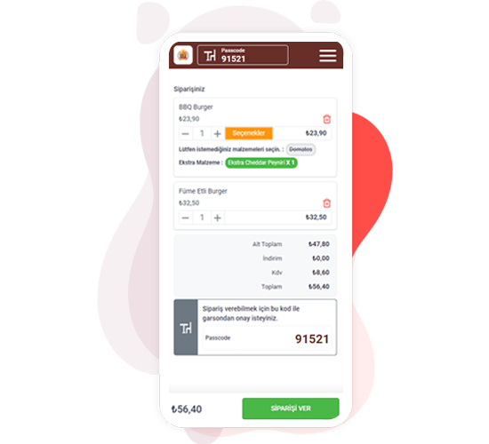 Qr Menü Sipariş Sistemi