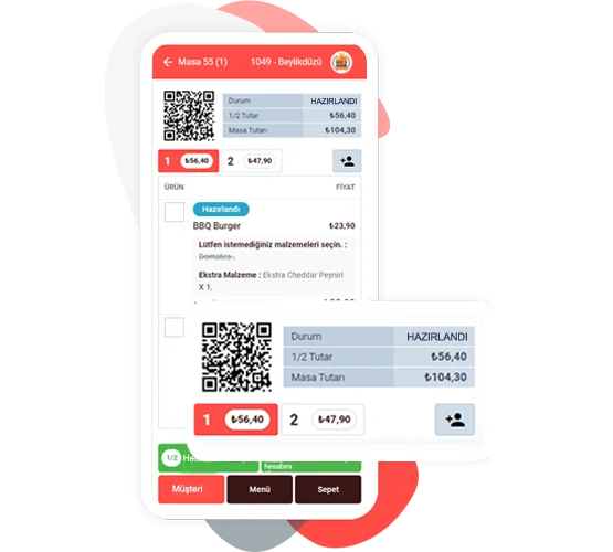 Foodemp Anwendungsoberfläche