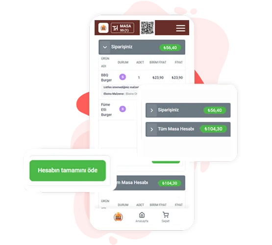 Foodemp Anwendungsoberfläche