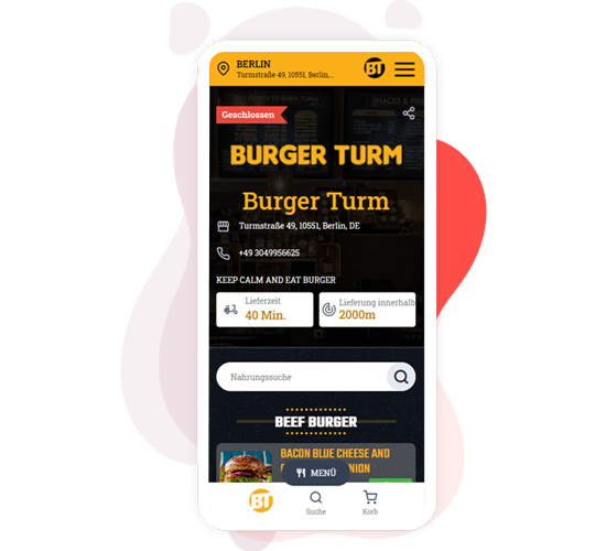 Online Mobil Sipariş Sayfa Örneği
