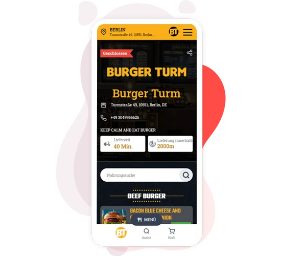 Online Mobil Sipariş Sayfa Örneği