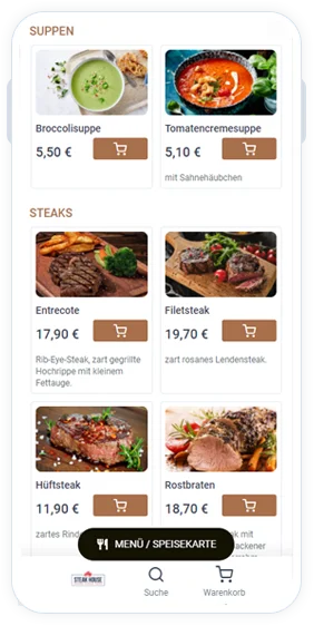 Steak House Ordering System