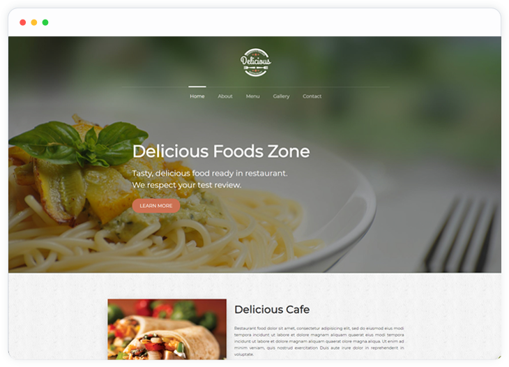 Restaurant Website