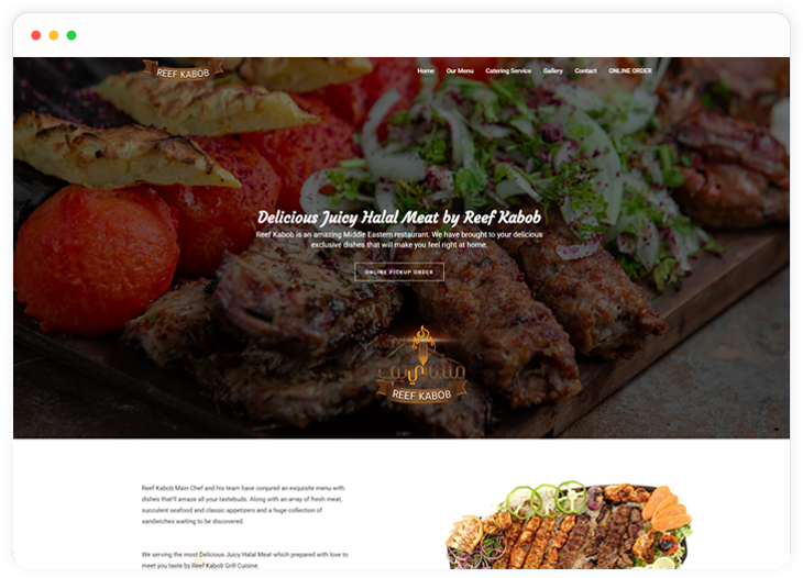 Restaurant-Webseite