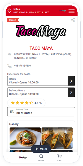 Online Bestellsystem für Restaurants