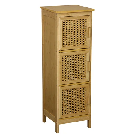 3 Çekmeceli Bambu Dolap-PNL-BM02
