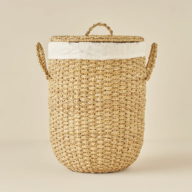 Panalı Hasır Banyo Sepetleri