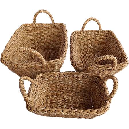 Kulplu Hasır Sepetler-PNL-PH22