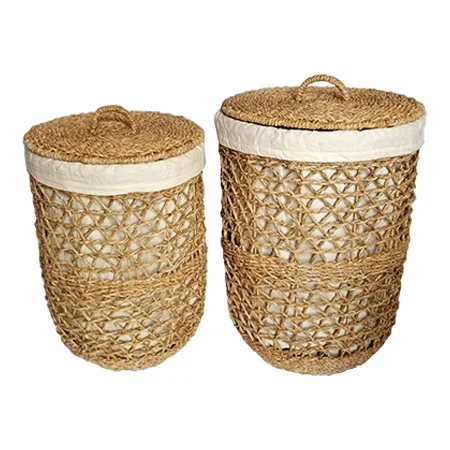 Hasır Çamaşır Sepetleri-PNL-PH49